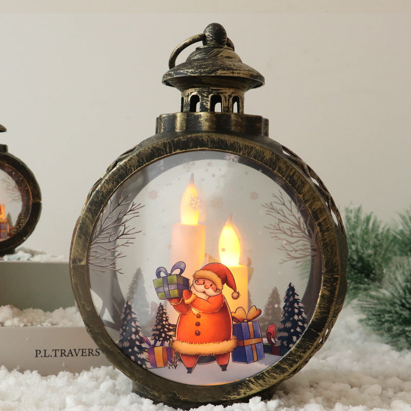 🎄 Retro LED-julnattlampa – juldekoration för fönster och bord ✨