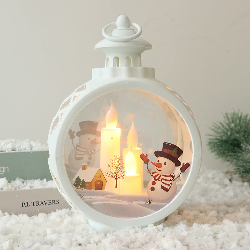🎄 Retro LED-julnattlampa – juldekoration för fönster och bord ✨