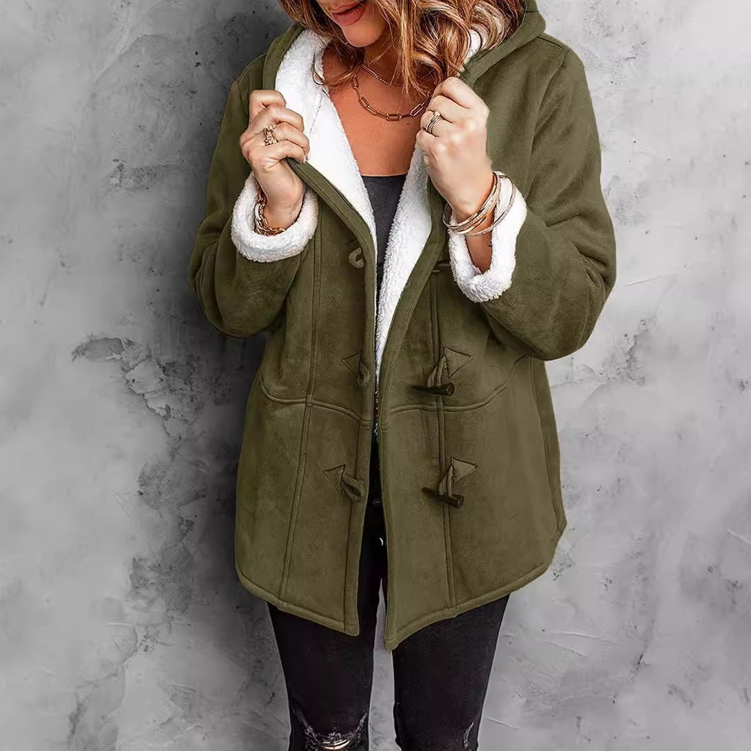 🍂🧥 Höstvärme — Midilång trenchcoat för damer: Snygg och praktisk 🌟