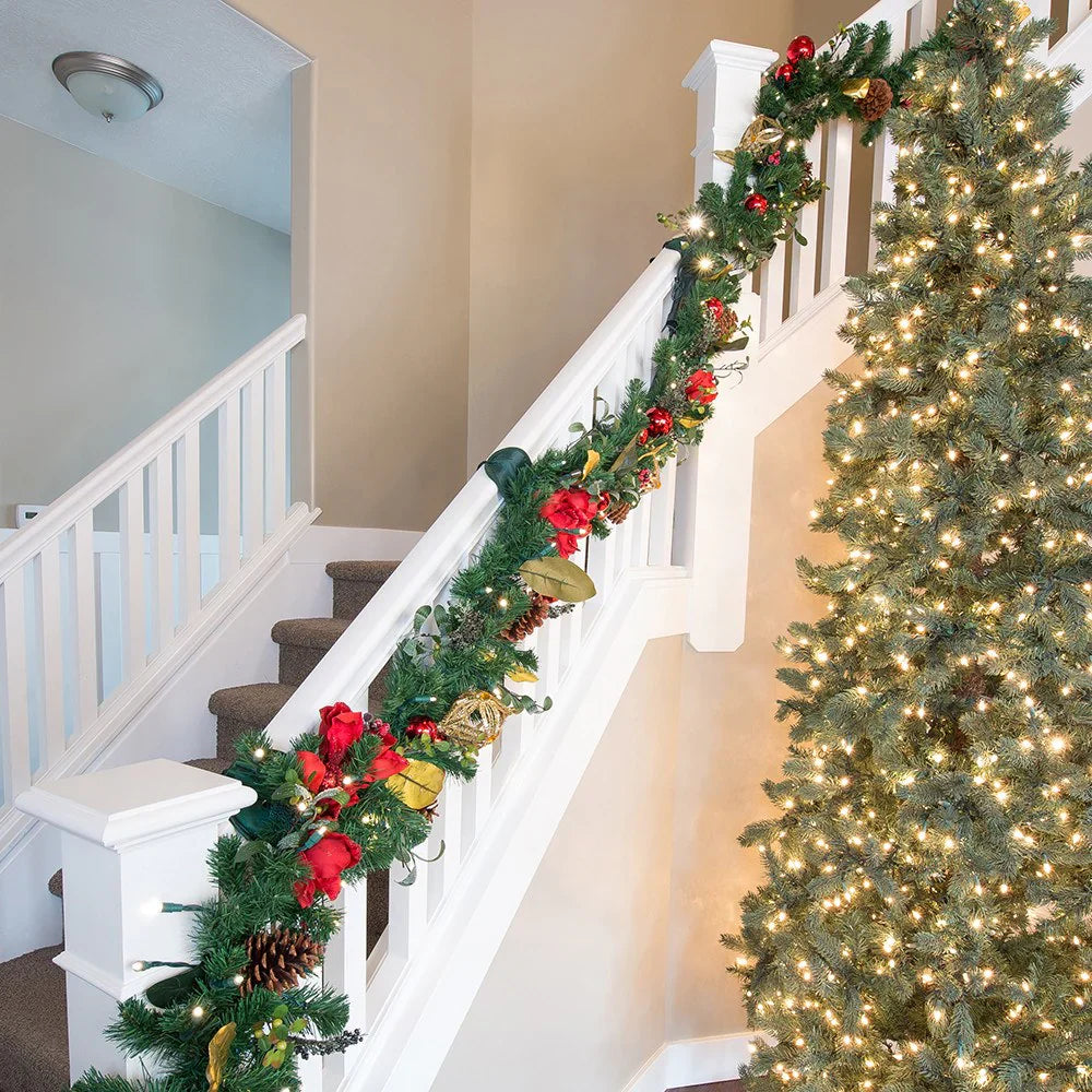 Snygga Julband Till Trappräcken: Enklare Pyssel & Mysigare Stämning