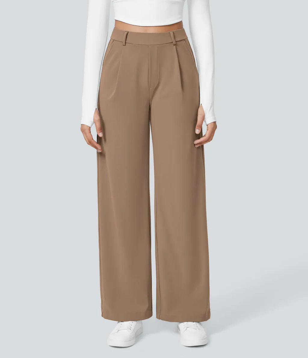 Stilrena Kostymbyxor med Raka Ben – Skrynkelfri & Tidlös Design ✨👖
