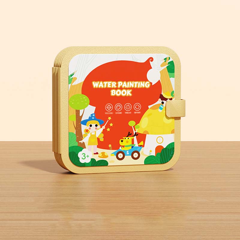 🔥 40% RABATT på VINTER-REA! 💧 Återanvändbar Vattenmålarbok för Småbarn & Barn 🎨