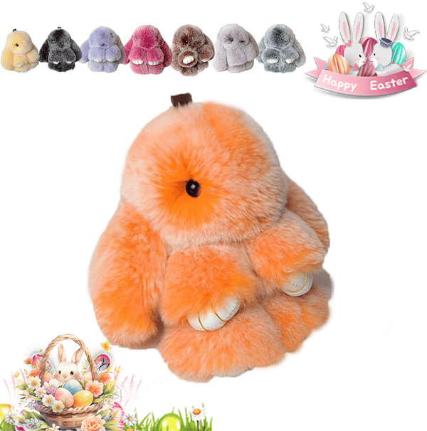 Lyxig Påskhare Nyckelring med Elegant Presentask – Den Perfekta Påskgåvan 🐰🌷