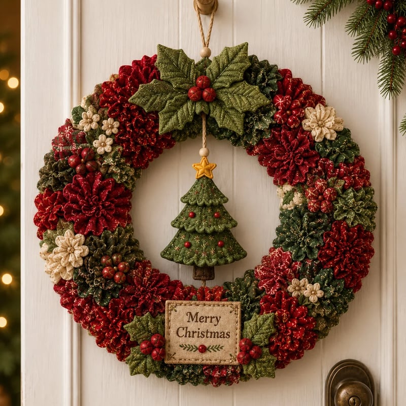Skab Din Egen Hyggelige Julekrans 🎄✨ | DIY Prikkekunst Sæt til Døren