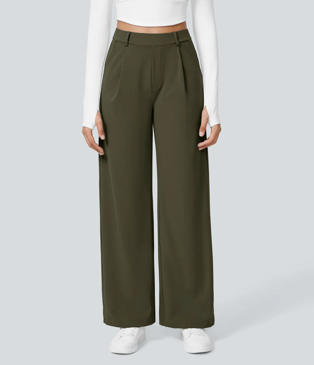 Stilrena Kostymbyxor med Raka Ben – Skrynkelfri & Tidlös Design ✨👖