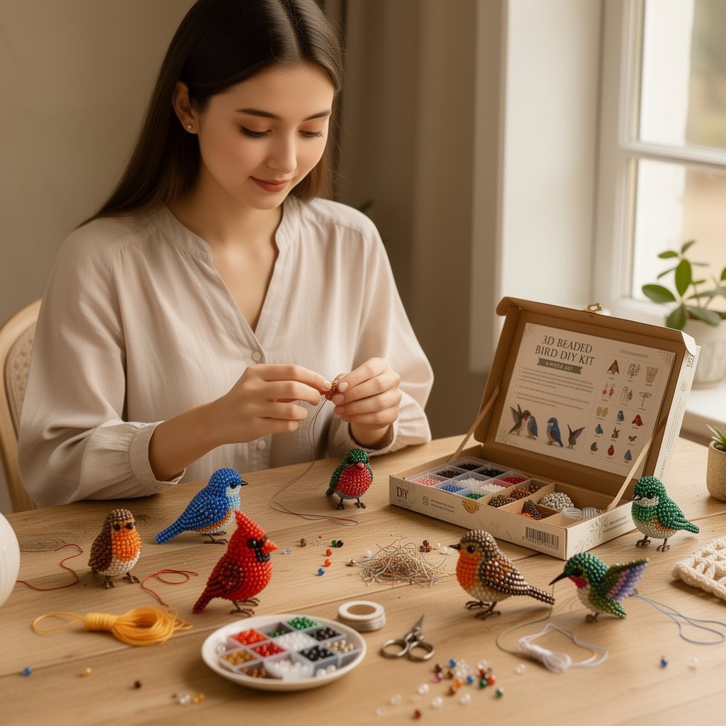 Skab dine egne magiske 3D-perledyr! 🐾 Ultra-sødt og beroligende DIY-sæt