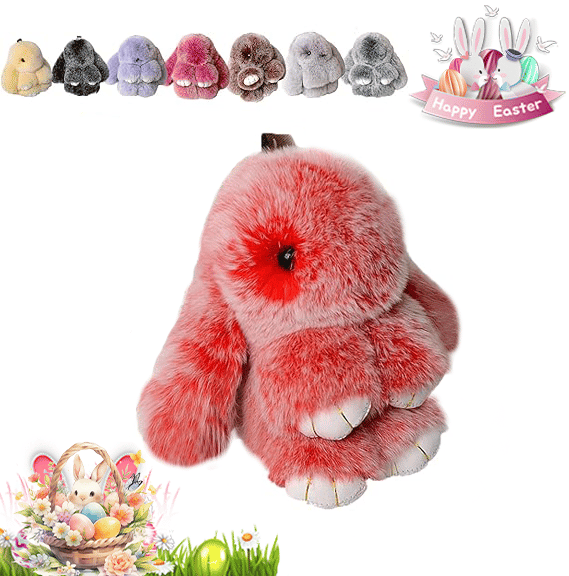 Lyxig Påskhare Nyckelring med Elegant Presentask – Den Perfekta Påskgåvan 🐰🌷