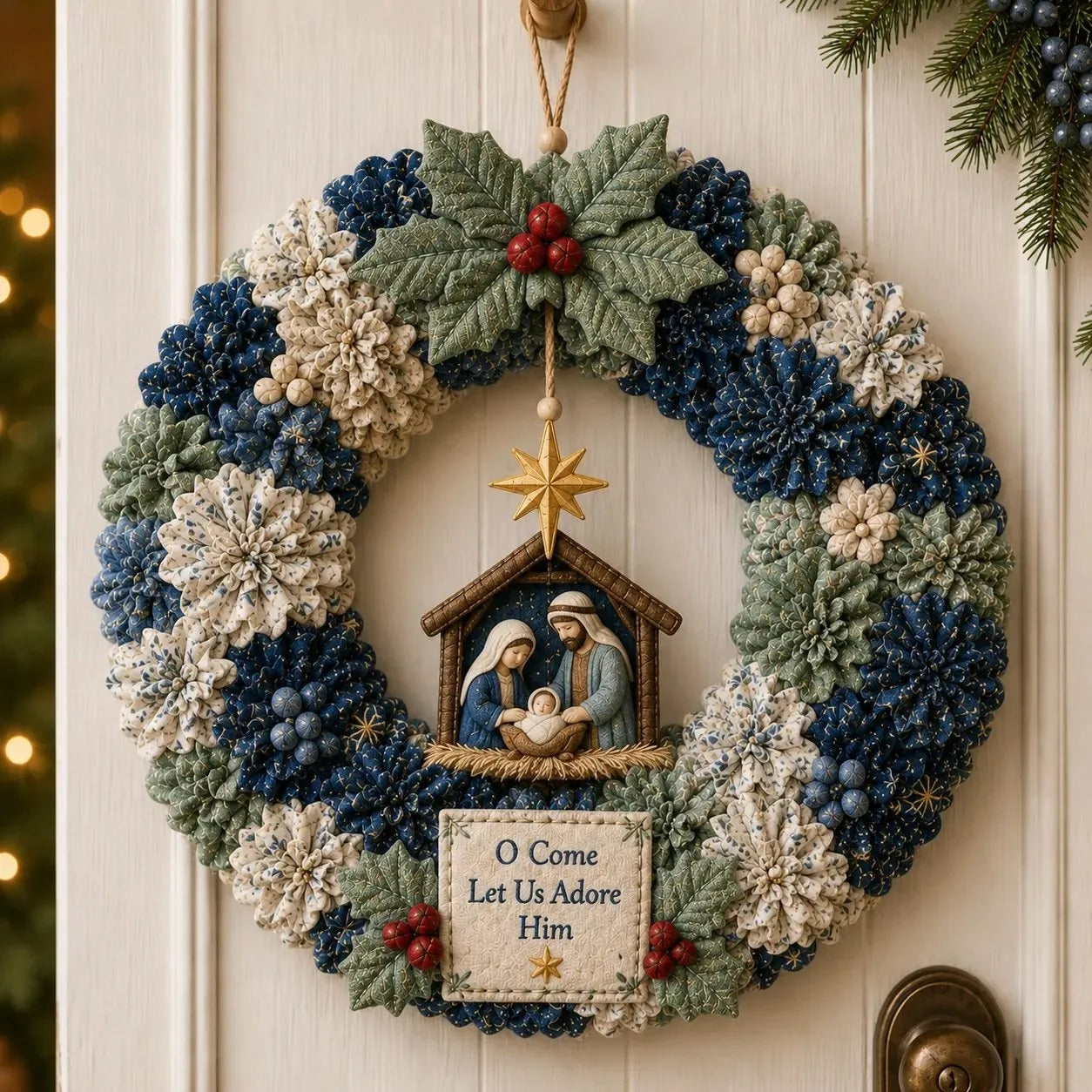 Skab Din Egen Hyggelige Julekrans 🎄✨ | DIY Prikkekunst Sæt til Døren