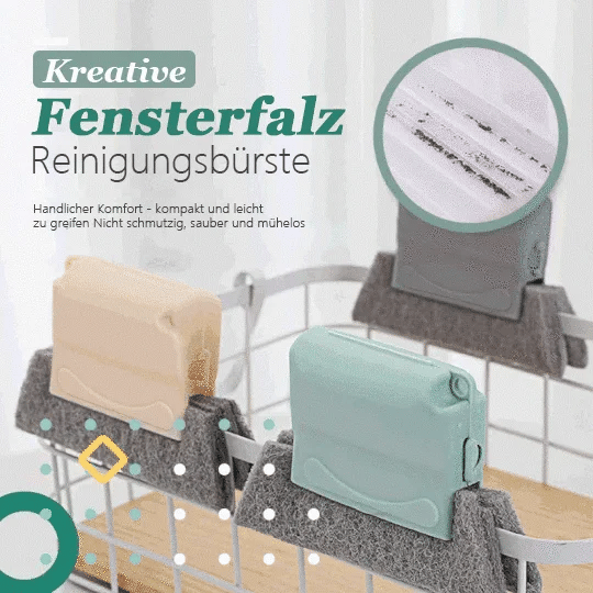 🎁 Smart Rengöringsborste för Fönsterspår & Springor ✨