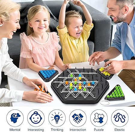🧩 Triggle Logik- & Strategispel | Hjärnträning för Hela Familjen | Portabelt & För alla Åldrar 👨‍👩‍👧‍👦