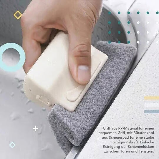 🎁 Smart Rengöringsborste för Fönsterspår & Springor ✨