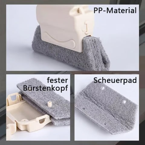 🎁 Smart Rengöringsborste för Fönsterspår & Springor ✨