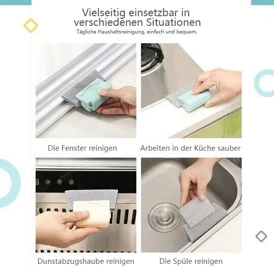 🎁 Smart Rengöringsborste för Fönsterspår & Springor ✨