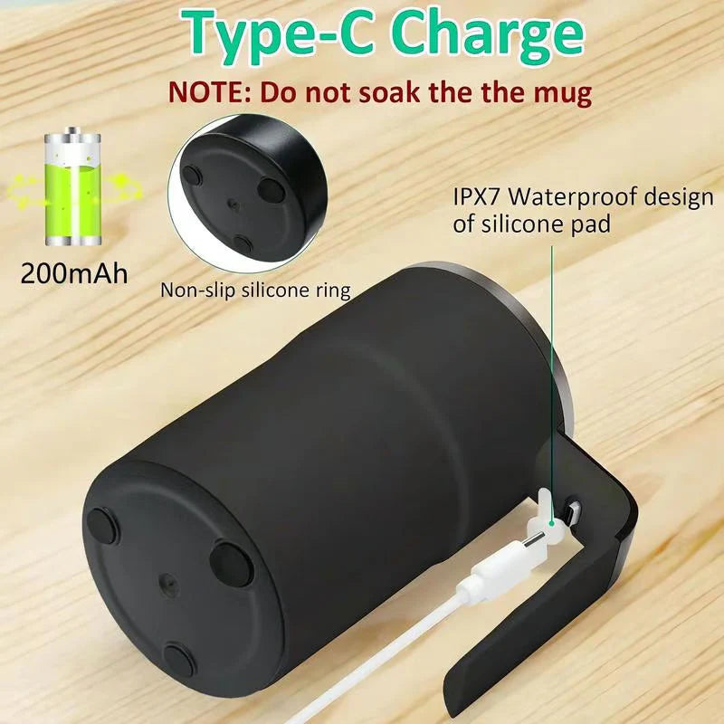 ☕🔋Uppladdningsbart automatiskt magnetiskt omrörningsmuggset⚡