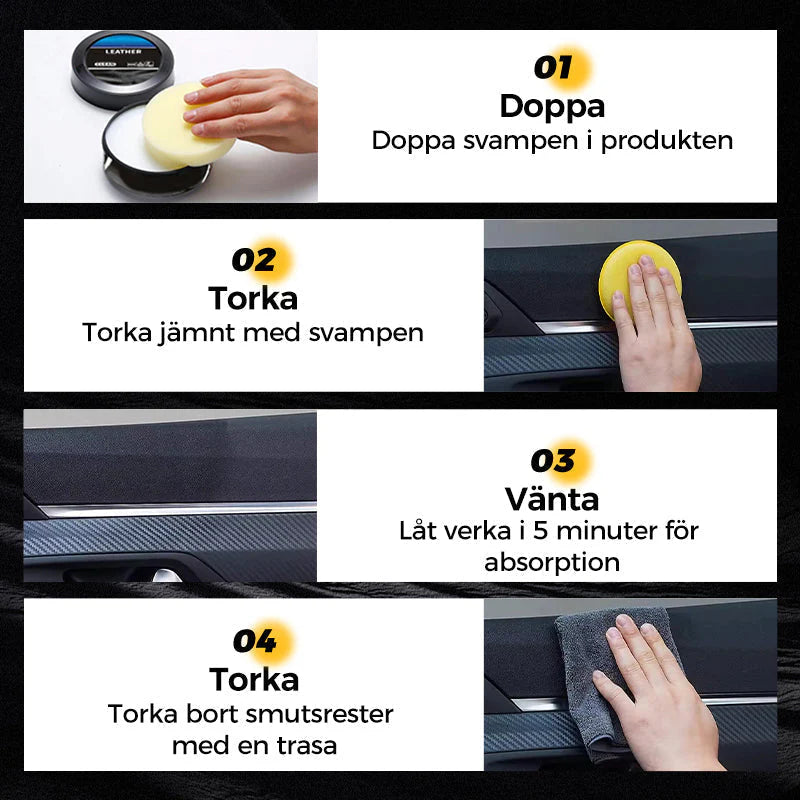 🚗 Läderrengöringskräm – För Läder i Möbler och Bilar! 🛋️🌟