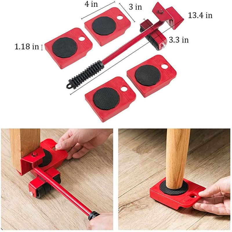 💪 Flyt Tunget Møbler Helt Alene! ⚡ Ergonomisk Møbelløfter Der Skåner Ryggen & Gulvet
