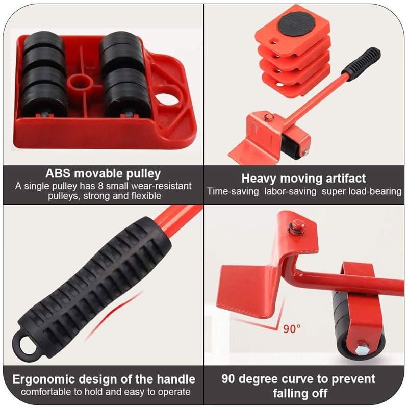💪 Flyt Tunget Møbler Helt Alene! ⚡ Ergonomisk Møbelløfter Der Skåner Ryggen & Gulvet