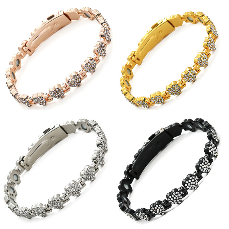 💖 Fyrklöverarmband ✨ | Elegant Design & Symbol för Evig Kärlek 🍀